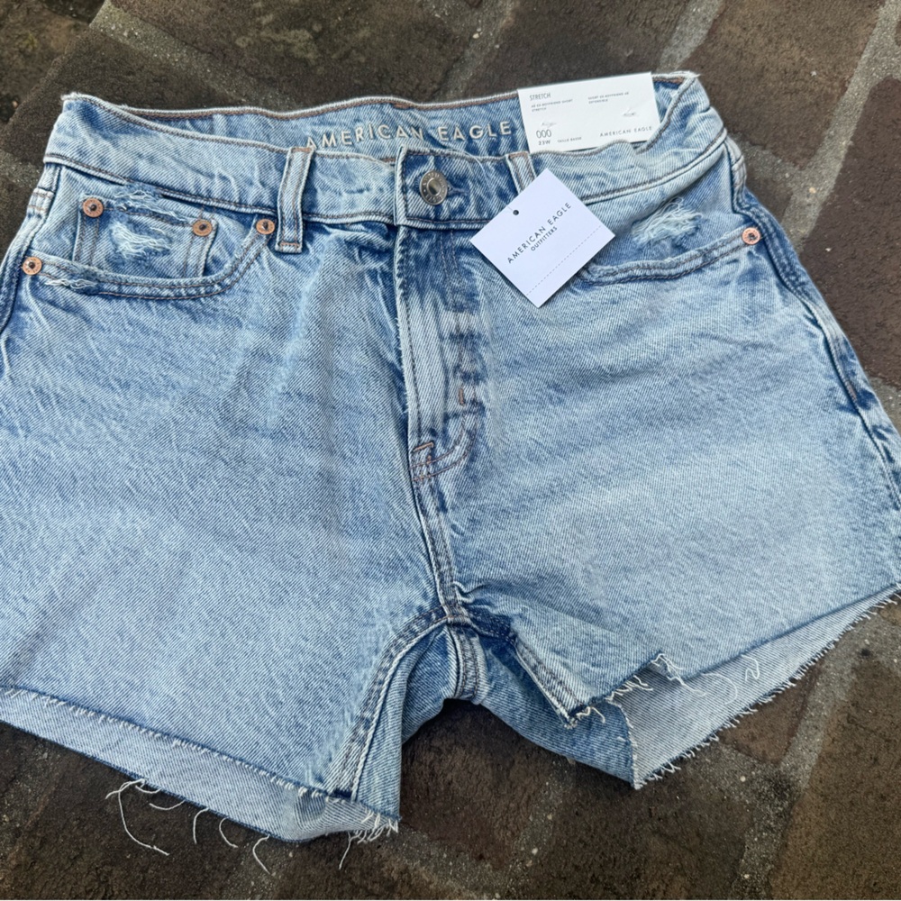 American Eagle Outfitters Faded Blue Jean Shorts